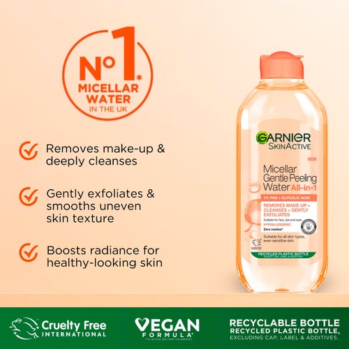 Garnier Micellar Peeling Water thumbnail 3