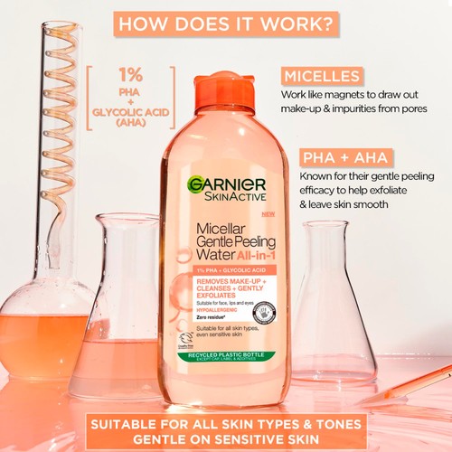 Garnier Micellar Peeling Water thumbnail 4
