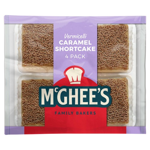 Mcghee's 4 Vermicelli Caramel Cakes