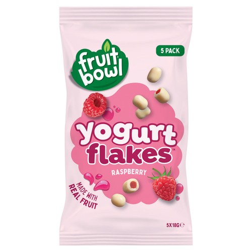 Fruit Bowl Raspberry Yoghurt Flakes