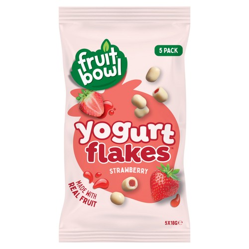 Fruit Bowl Strawberry Yoghurt Flakes