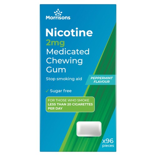 Morrisons Nicotine Medicated Chewing Gum 2mg