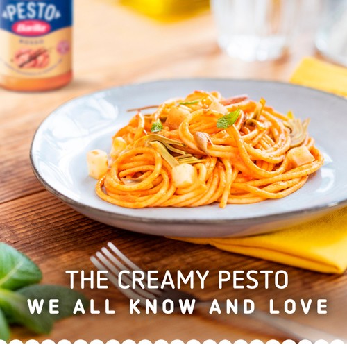 Barilla Pesto Rosso Pasta Sauce   200g thumbnail 2