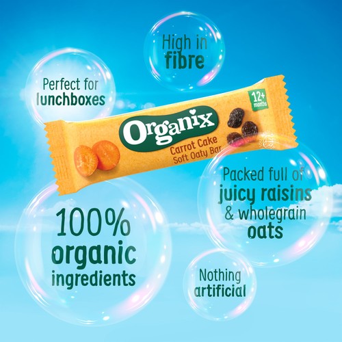 Organix Carrot Cake Soft Oaty Bars thumbnail 6