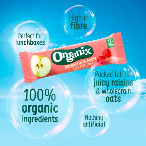 Organix Strawberry & Apple Soft Oaty Bars thumbnail 3