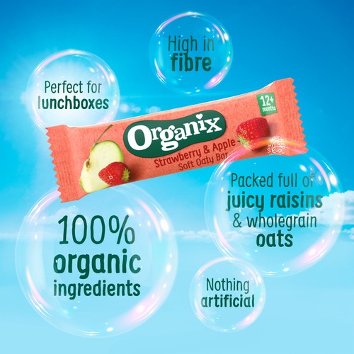 Organix Strawberry & Apple Soft Oaty Bars thumbnail 6