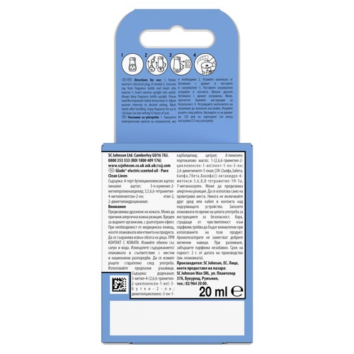 Glade Electric Refill Clean Linen thumbnail 3