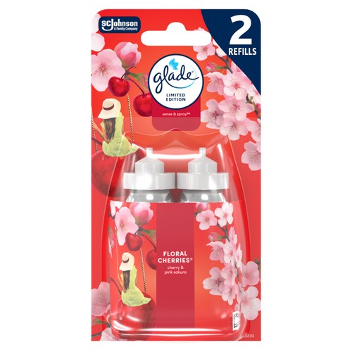 Glade Sense & Spray Twin Refill Frosted Floral Cherries