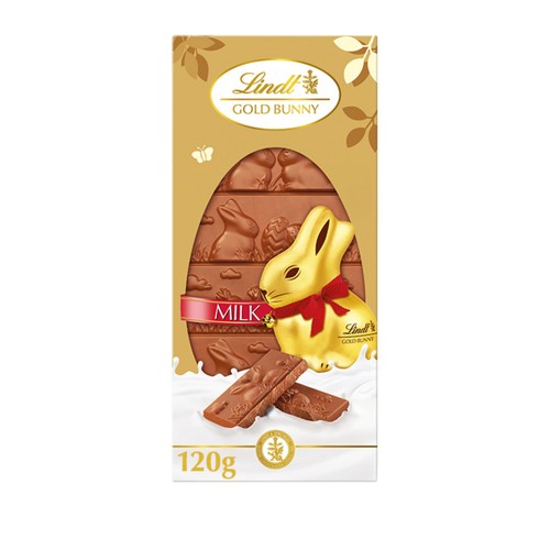 Lindt Gold Bunny Milk Chocolate Easter Bar 120g thumbnail 2