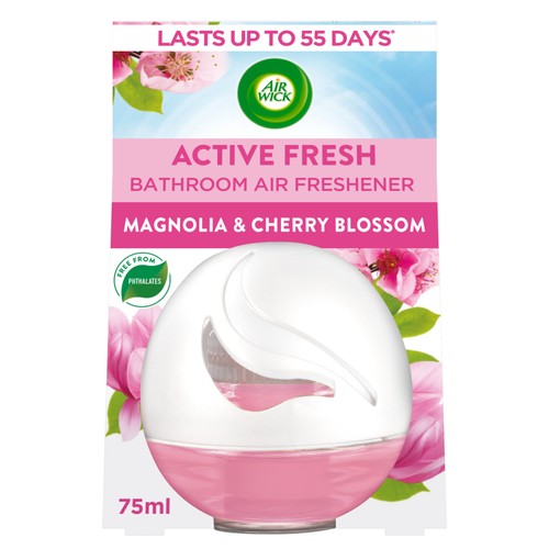 Air Wick Bathroom Air Freshener Magnolia & Cherry Blossom 