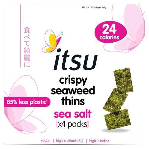 Itsu Sea Salt Crispy Seaweed Thins Multipack