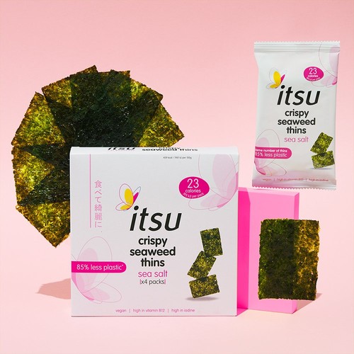 Itsu Sea Salt Crispy Seaweed Thins Multipack thumbnail 2