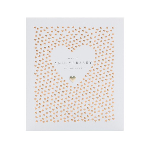 Happy Anniversary Love Heart Card