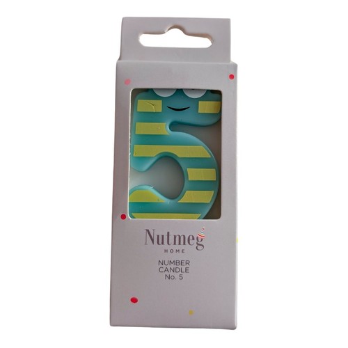 Nutmeg Animal Number Candle No.5