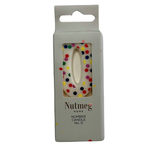 Nutmeg Spot Number Candle No.0