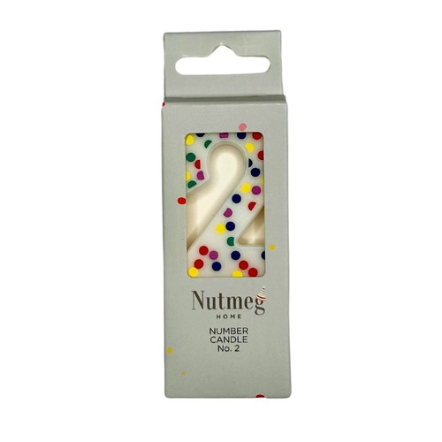 Nutmeg Spot Number Candle No.2