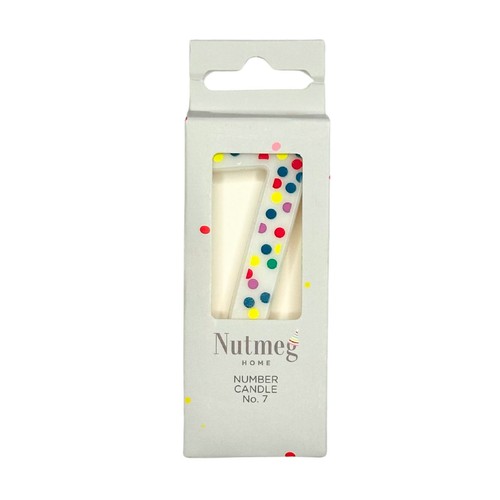 Nutmeg Spot Number Candle No.7