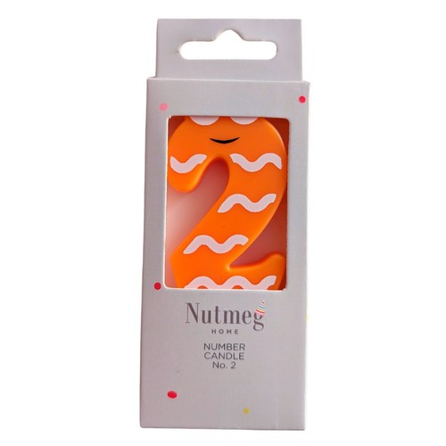 Nutmeg Animal Number Candle No.2