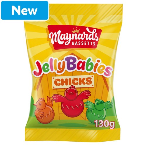 Maynards Bassetts Jelly Babies Chicks 130g