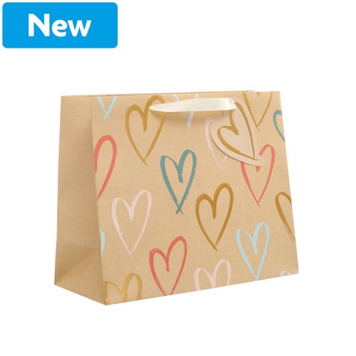 Morrisons Wedding Hearts Gift Bag Large
