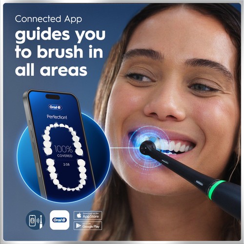 Oral-B Io Series 6 Ultimate Clean Electric Toothbrush Black thumbnail 2
