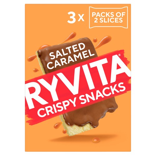 Ryvita Crispy Snacks Salted Caramel Chocolate Snack Packs thumbnail 2