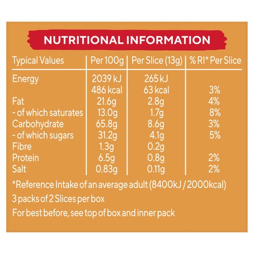 Ryvita Crispy Snacks Salted Caramel Chocolate Snack Packs thumbnail 5