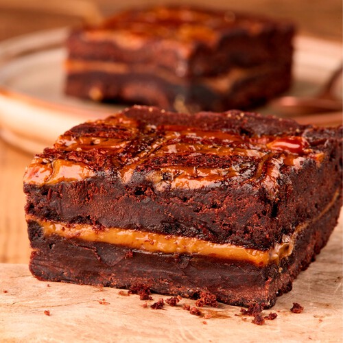 Zizzi Salted Caramel Brownie 2 x 80g thumbnail 2