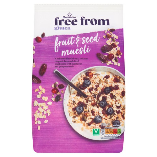 Morrisons Fruit And Seed Gluten Free Muesli