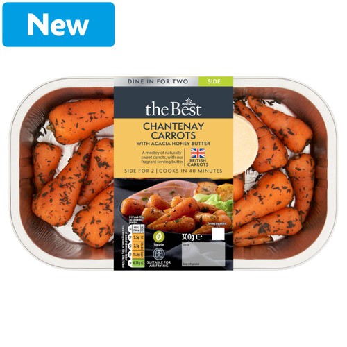 Morrisons The Best Chantenay Carrots with Acacia Honey Butter 300g