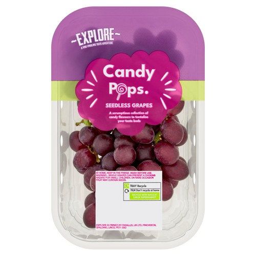 Explore Candy Pops Seedless Grapes