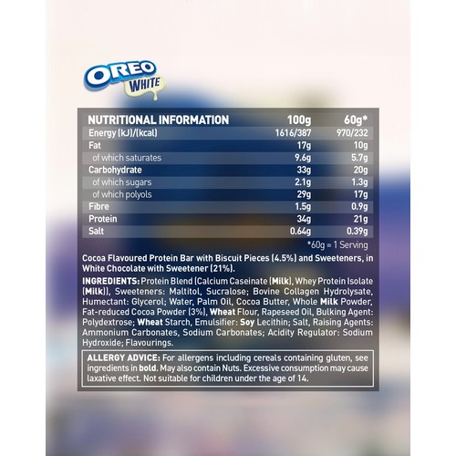 Grenade Protein Bars Oreo White thumbnail 3