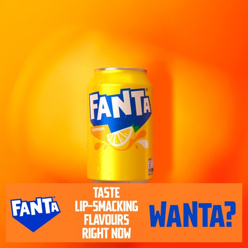 Fanta Lemon 18 x 330ml Cans thumbnail 2