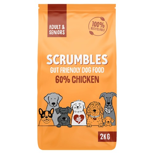 Scrumbles Dry Dog Adult & Seniors Chicken thumbnail 2