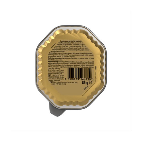 Sheba Fine Flakes Wet Cat Food Tray With Salmon In Jelly 85g thumbnail 2
