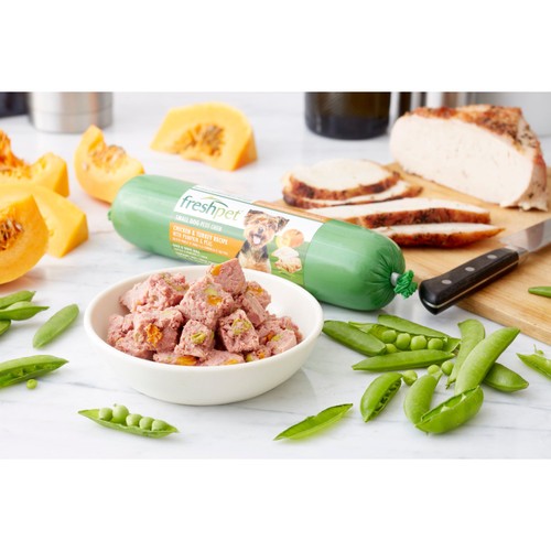 Freshpet Small Dog Chicken & Turkey With Pumpkin & Peas Roll  thumbnail 3