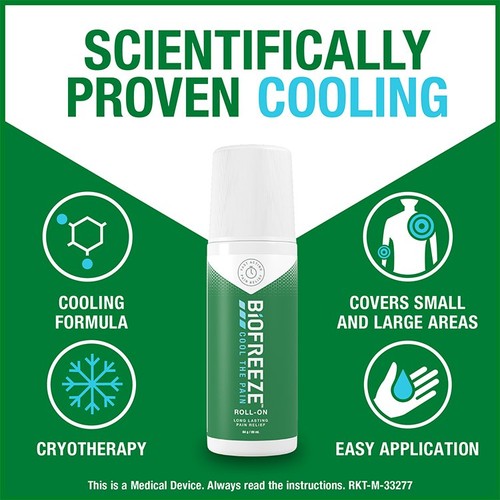 Biofreeze Topical Pain Relief Roll On  thumbnail 4