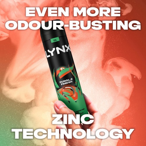 Lynx Deodorant Bodyspray Aerosol Jungle Fresh 250ml thumbnail 3