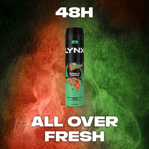 Lynx Deodorant Bodyspray Aerosol Jungle Fresh 250ml thumbnail 4
