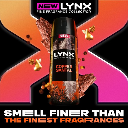Lynx Fine Fragrance Collection Deodorant Bodyspray Copper Santal 150ml thumbnail 5