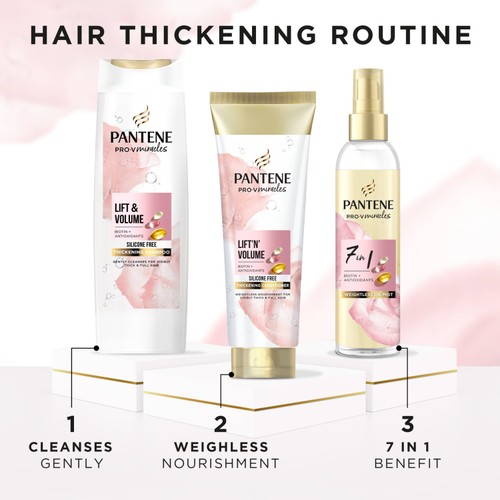 Pantene Miracles Pro-V Hair Rosewater Oil Treatment 145ml thumbnail 5