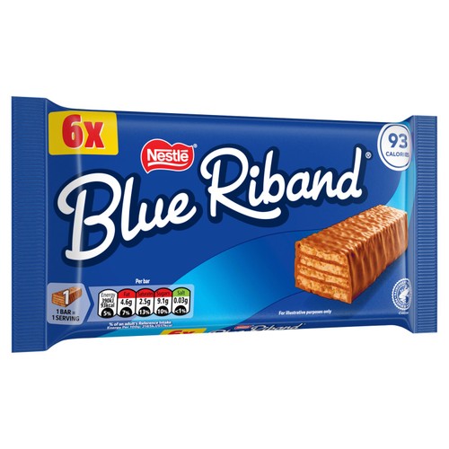 Blue Riband Milk Chocolate Wafer Biscuit Multipack thumbnail 2