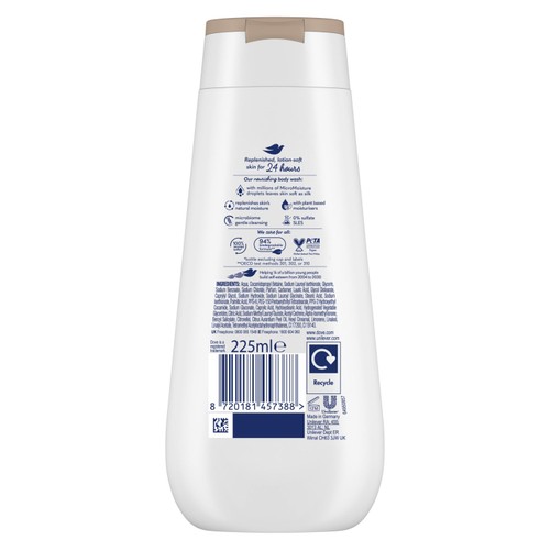 Dove Nourishing Silk Advanced Care Body Wash Shower Gel  225ml thumbnail 8