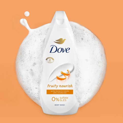 Dove Fruity Nourish Body Wash Shower Gel  450ml thumbnail 3