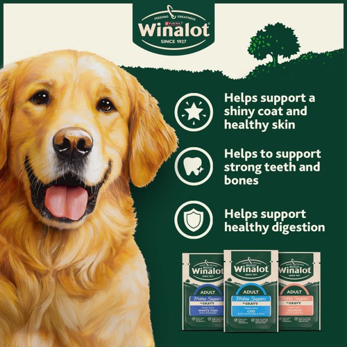 Winalot Friday Suppers Mixed Variety Fish In Gravy Wet Dog Food  thumbnail 3