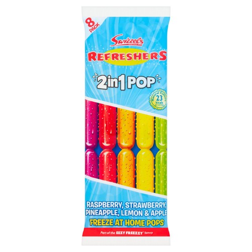 Swizzles Refreshers 2 In 1 Ice Pop 8x75ml