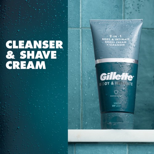 Gillette Male Intimate Shaving Cream + Cleanser  thumbnail 2