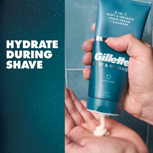 Gillette Male Intimate Shaving Cream + Cleanser  thumbnail 3