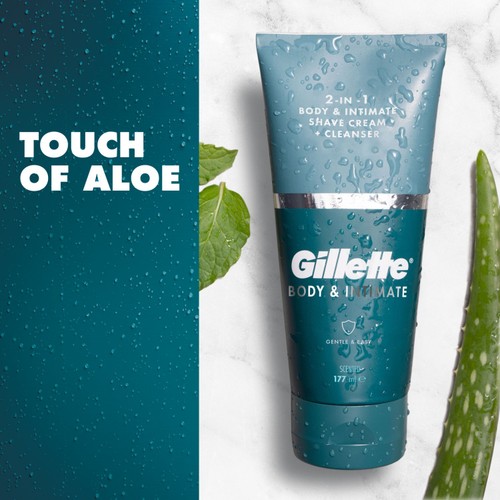 Gillette Male Intimate Shaving Cream + Cleanser  thumbnail 4