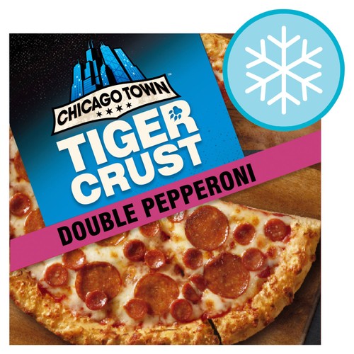 Chicago Town Tiger Crust Double Pepperoni Pizza
